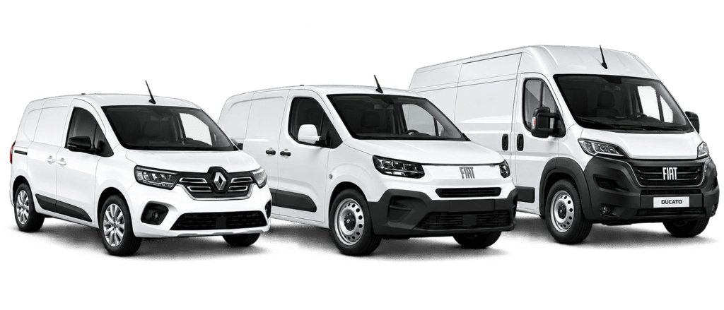 tre furgoni bianchi cargoplanet